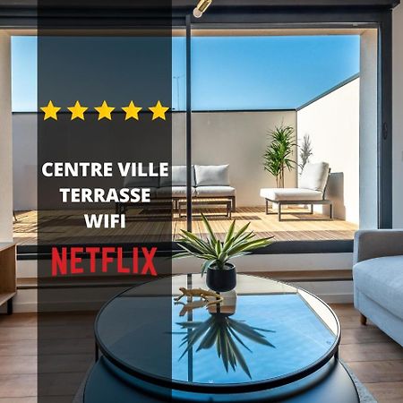 Downtown Rooftop - Centre Ville - Wifi - Terrasse - Netflix Amiens Eksteriør bilde