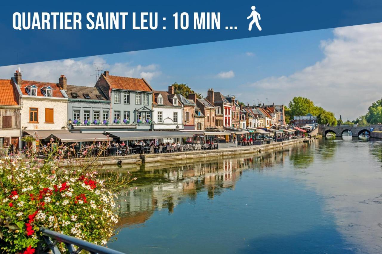 Downtown Rooftop - Centre Ville - Wifi - Terrasse - Netflix Amiens Eksteriør bilde