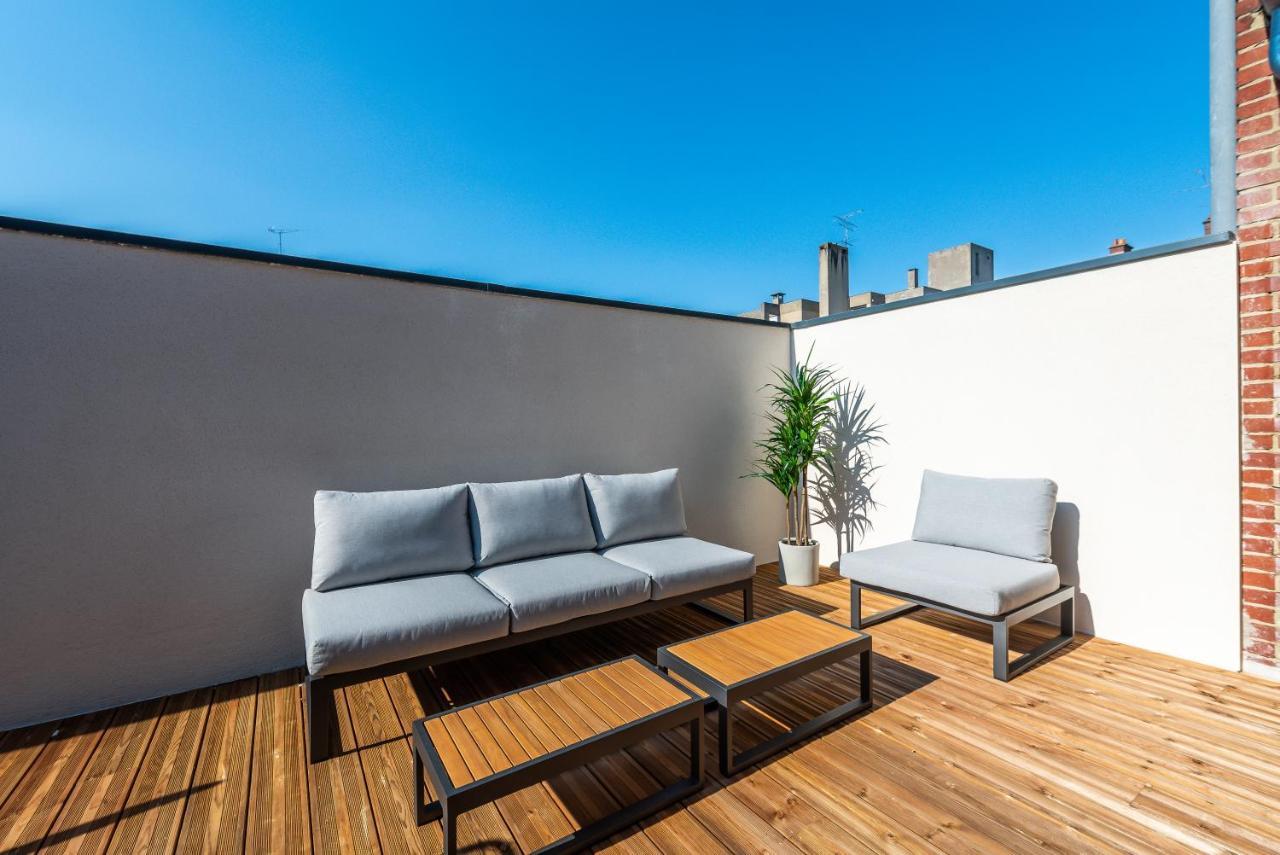 Downtown Rooftop - Centre Ville - Wifi - Terrasse - Netflix Amiens Eksteriør bilde