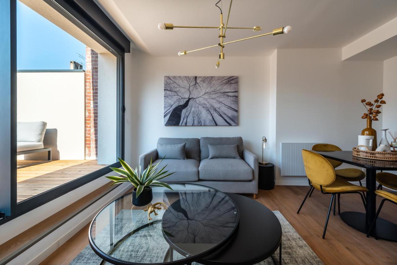 Downtown Rooftop - Centre Ville - Wifi - Terrasse - Netflix Amiens Eksteriør bilde